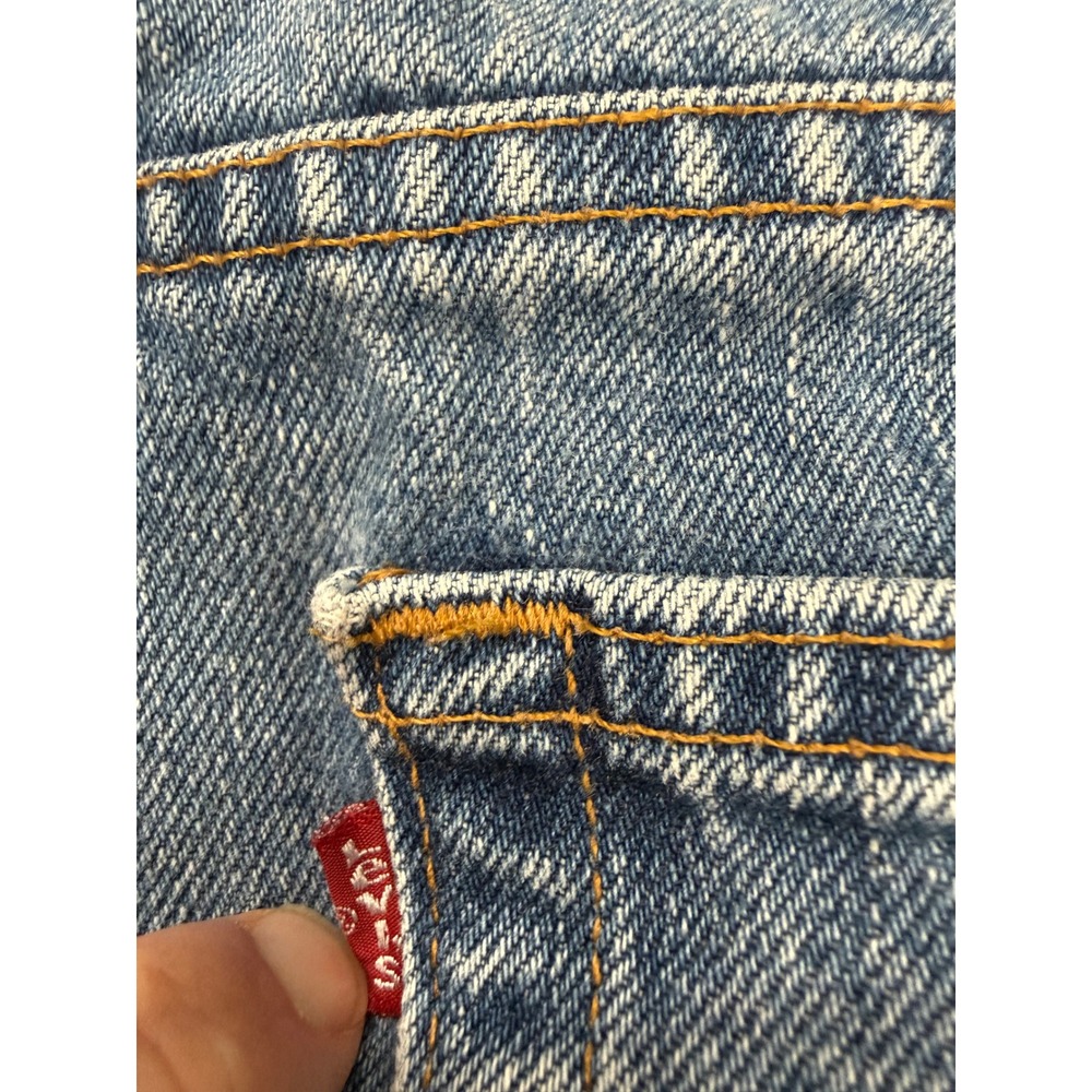 Levis 550 Relaxed Fit Mens Jeans 34x32 Medium Wash Blue Denim 00550-4891 Vintage - Picture 16 of 16